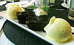 American style Chocolate Brownie at Alison Nelson's Chocolate Box, The Pearl, Doha
