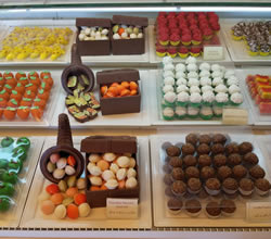 Beautiful delicatessen Chocolates at La Cigale Hotel, Doha.