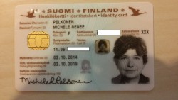 What your Finnish ID card will look like (but with your picture, of course)