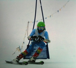 A ski-racing expat son