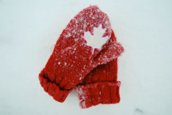 The Iconic Canadian Red Mittens