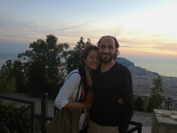 Enjoying the view of Alanya during sunset together