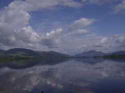 Loch Lomond pulls the highlands and the lowlands together in stunning beauty