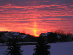 Sunset at my Michigan home
