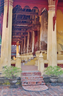 Temple in Vientiane, Laos