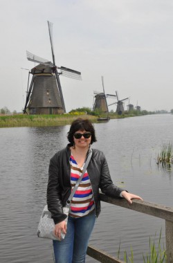 Taking in the World Heritage-listed windmills at Kinderdijk