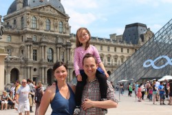 Ariana's Family, visiting Paris