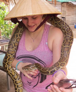 Making friends with the locals, Vietnam
