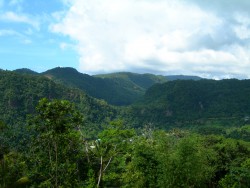 The indigenous Kalinago word for Dominica is 'Waitukubuli', which means 'tall is her body'.