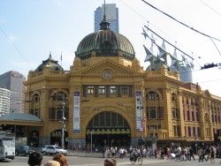 Flinders Street railway station, Melbourne, Australia