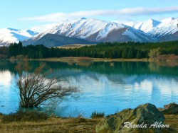Lake Tekapo in the early winter on the South Island, New Zealand