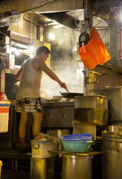 Hong Kong is a city of contrasts. Dai pai dongs, or street food stalls flourish next to upscale international restaurants.