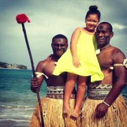 Fijian warriors look scary but they're real softies in truth